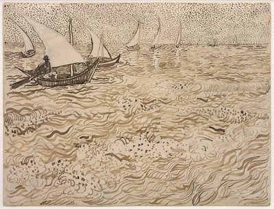 Barche a Saintes-Maries da Vincent van Gogh